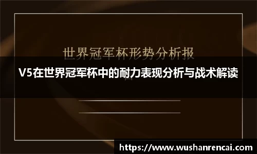 V5在世界冠军杯中的耐力表现分析与战术解读